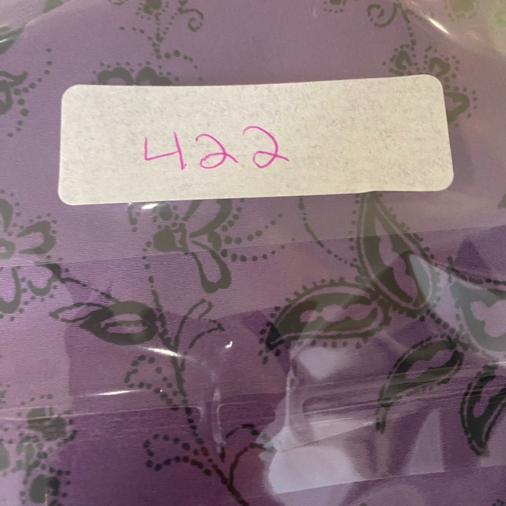 Torrid Harper Floral Purple V Neck Buttons Short Sleeve Top Blouse Ruffles XXL 2 - Picture 16 of 16